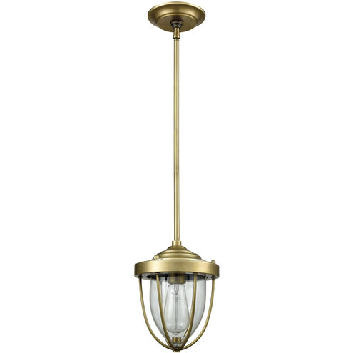 Sturgis 1 Light 7 inch Satin Brass Mini Pendant Ceiling Light