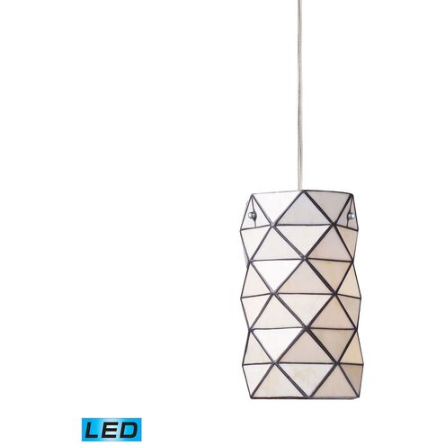 Tetra LED 7 inch Polished Chrome Mini Pendant Ceiling Light