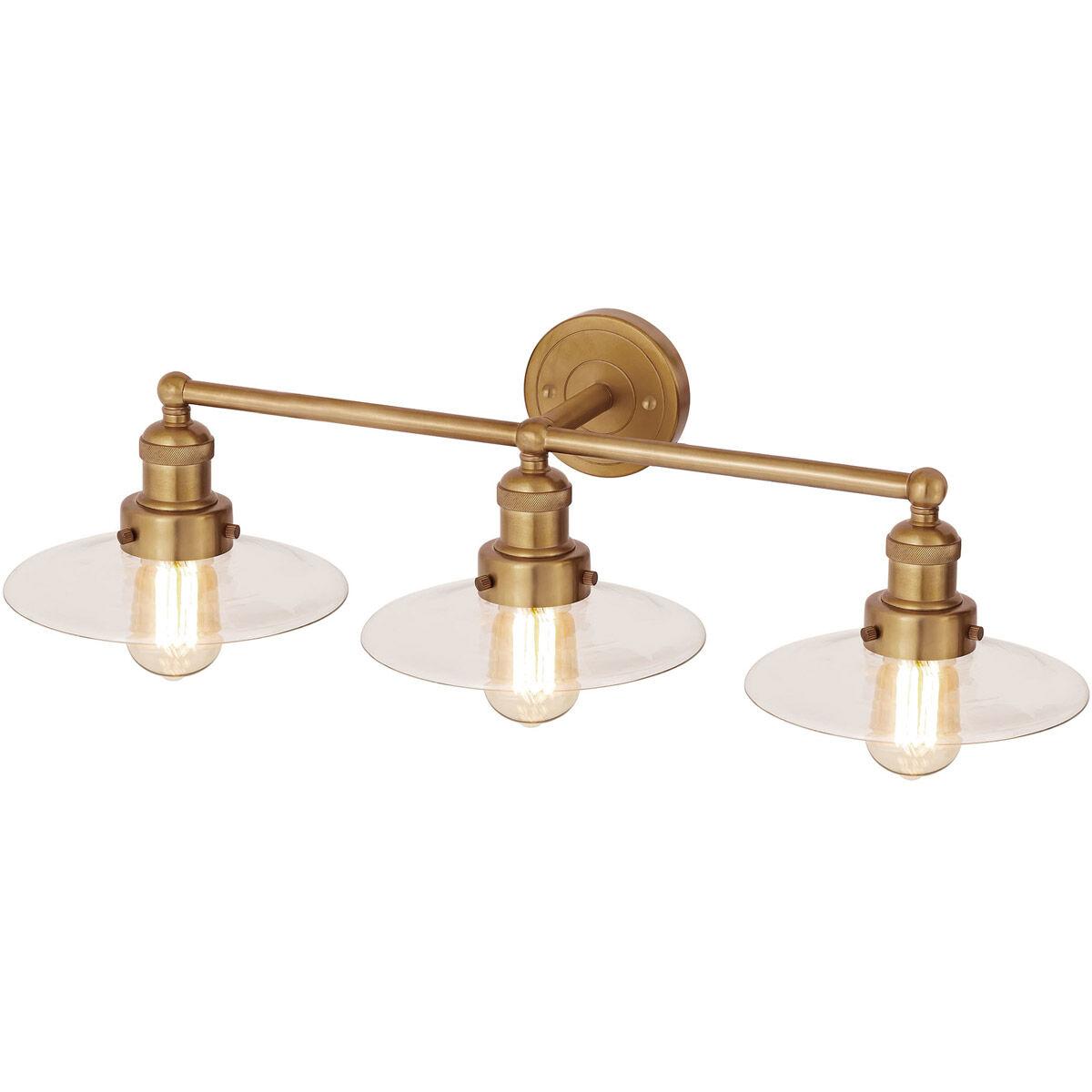 Antique brass bathroom vanity lights on sale