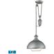 Farmhouse LED 14 inch Aged Pewter Pendant Ceiling Light