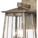 Kirkdale 3 Light 19 inch Vintage Brass Outdoor Wall Sconce