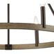 Transitions 6 Light 27 inch Oil Rubbed Bronze with Aspen Chandelier Ceiling Light