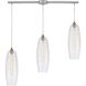 Liz 3 Light 36 inch Satin Nickel Multi Pendant Ceiling Light