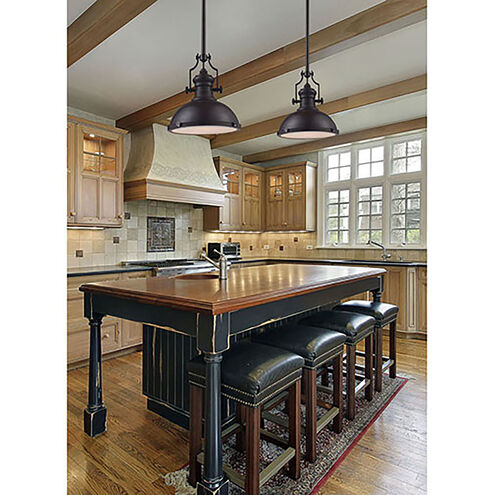 Chadwick 1 Light 13 inch Oil Rubbed Bronze Pendant Ceiling Light in Incandescent