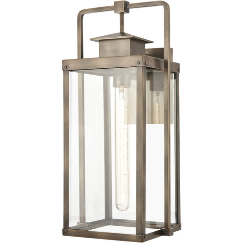 Crested Butte 1 Light 20 inch Vintage Brass Outdoor Sconce