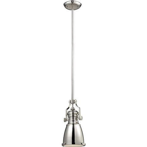 Chadwick 1 Light 8 inch Polished Nickel Mini Pendant Ceiling Light in Incandescent