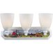 Kidshine 3 Light 18 inch White Vanity Light Wall Light