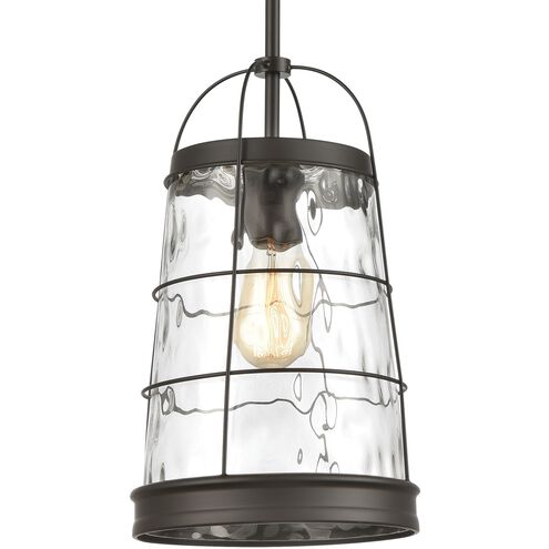 Azaria 1 Light 9 inch Oil Rubbed Bronze Mini Pendant Ceiling Light