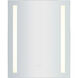 Joshua Brushed Aluminum 20 inch Wall Mirror, Bluetooth Speakers