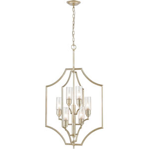 Cheswick 6 Light 22 inch Aged Silver Chandelier Ceiling Light