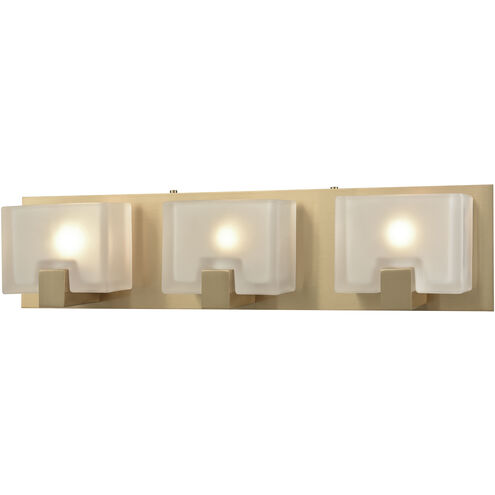 Ridgecrest 3 Light 21 inch Satin Brass Vanity Light Wall Light