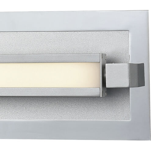 Kiara LED 37 inch White with Polished Nickel Vanity Light Wall Light