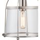 Merrick 1 Light 8 inch Satin Nickel Vanity Light Wall Light