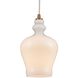 Menlow Park 1 Light 6 inch Satin Brass Mini Pendant Ceiling Light