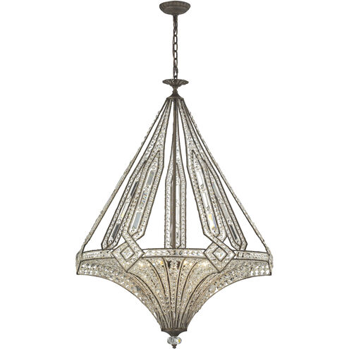 Jausten 7 Light 30 inch Antique Bronze Chandelier Ceiling Light