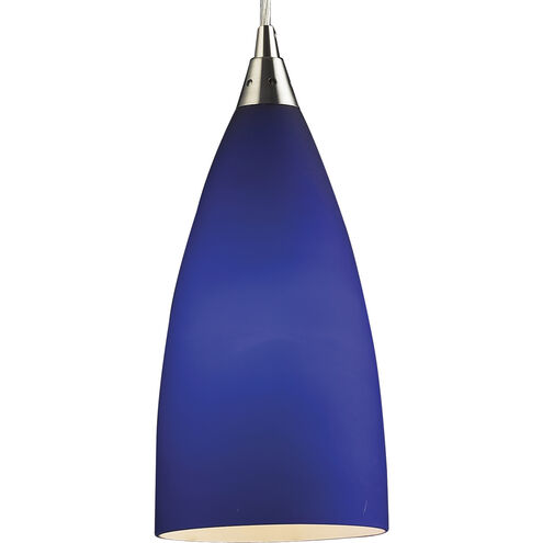 Vesta 1 Light 5 inch Satin Nickel Mini Pendant Ceiling Light in Incandescent