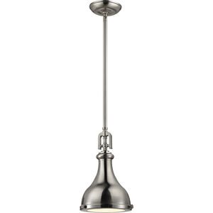 Rutherford 1 Light 9 inch Brushed Nickel Mini Pendant Ceiling Light
