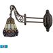 Mix-N-Match Sconce Wall Light in Tiffany 21 Glass, LED