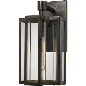 Bianca 1 Light 16 inch Hazelnut Bronze with Clear Outdoor Sconce