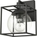 Cubed 1 Light 9 inch Charcoal Outdoor Sconce