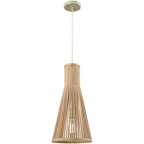 Pleasant Fields 1 Light 10 inch Russet Beige Mini Pendant Ceiling Light