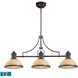 Chadwick Linear Chandelier Ceiling Light in LED