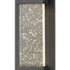 Emode LED 14 inch Matte Black Outdoor Sconce