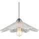 Radiance 1 Light 16 inch Polished Chrome with Clear Pendant Ceiling Light