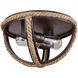 Natural Rope 2 Light 13 inch Oil Rubbed Bronze Flush Mount Ceiling Light