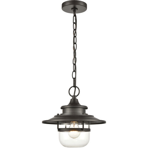 Renninger 11 inch 60.00 watt Oil Rubbed Bronze Outdoor Pendant