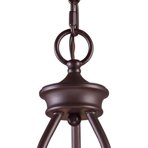Medford 3 Light 14 inch Oil Rubbed Bronze Chandelier Ceiling Light