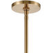 Collective 5 Light 28 inch Satin Brass Chandelier Ceiling Light