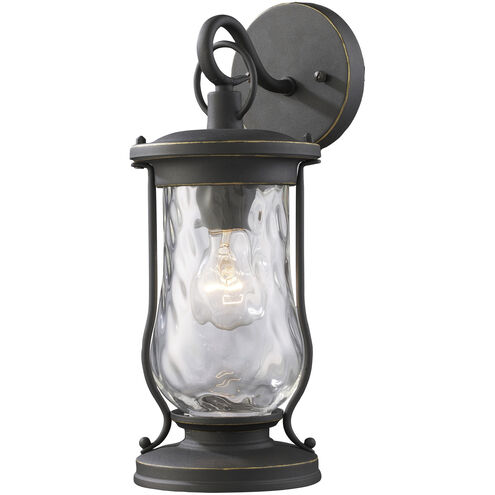 Farmstead 1 Light 14 inch Matte Black Outdoor Sconce