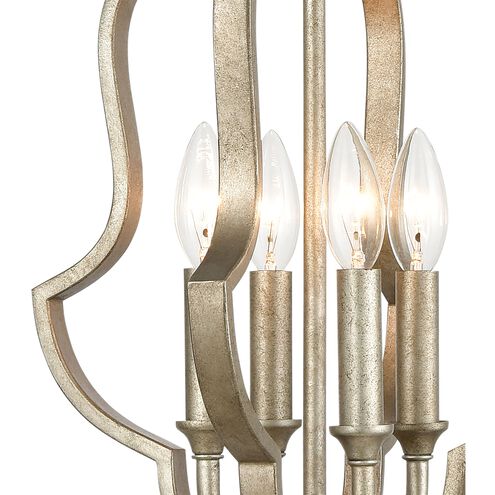 Lanesboro 4 Light 12 inch Dusted Silver Pendant Ceiling Light