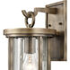 Brison 1 Light 14 inch Vintage Brass Outdoor Sconce