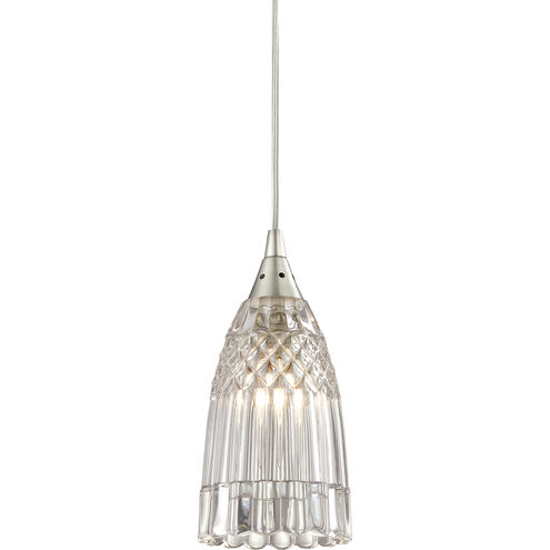 Kersey 1 Light 4 inch Satin Nickel Multi Pendant Ceiling Light, Configurable