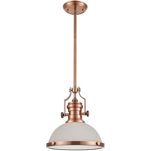 Chadwick 1 Light 13 inch Antique Copper Pendant Ceiling Light in Incandescent