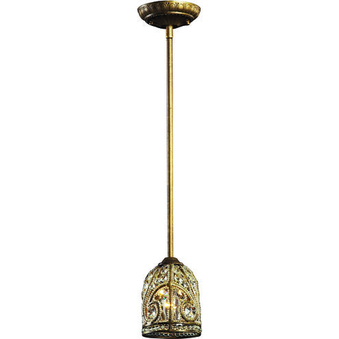 Elizabethan 1 Light 5 inch Dark Bronze Mini Pendant Ceiling Light