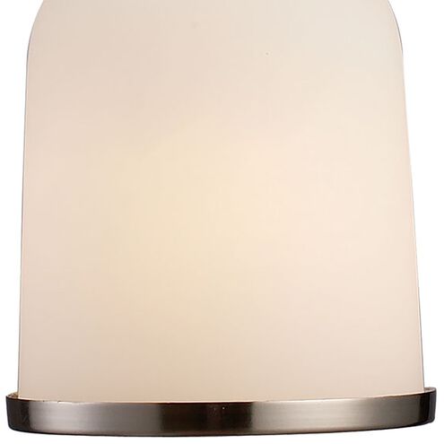 Brooksdale 1 Light 5 inch Satin Nickel Mini Pendant Ceiling Light in Incandescent