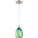 Caress 1 Light 5 inch Satin Nickel Mini Pendant Ceiling Light