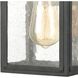 Heritage Hills 1 Light 14 inch Aged Zinc Outdoor Wall Sconce