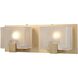 Ridgecrest 2 Light 14 inch Satin Brass Vanity Light Wall Light