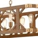 Structure Linear Chandelier Ceiling Light