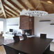 Brentford LED 22 inch Chrome with White Pendant Ceiling Light
