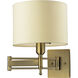 Pembroke 1 Light 10 inch Antique Brass Sconce Wall Light