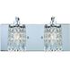 Optix 2 Light 14 inch Polished Chrome Vanity Light Wall Light