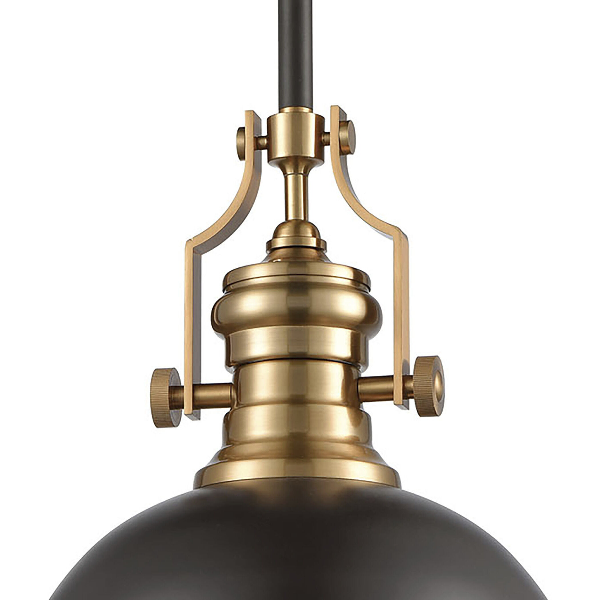Satin brass pendant light outlet