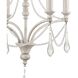 French Parlor 4 Light 16 inch Vintage White Chandelier Ceiling Light