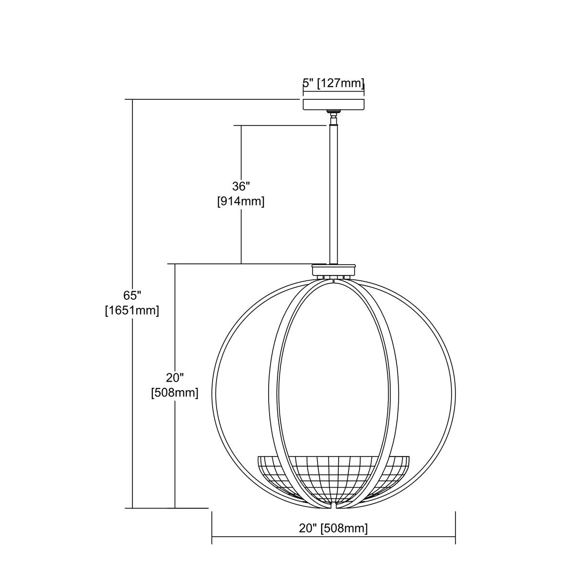 Elk Lighting Sculptive 3 Light Pendant in Polished Chrome