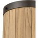 Wooden Barrel Sconce Wall Light